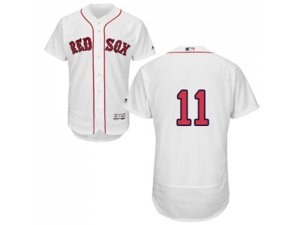 Boston Red Sox #11 Rafael Devers White Flexbase Authentic Collection Stitched MLB Jersey