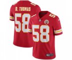 Kansas City Chiefs #58 Derrick Thomas Red Team Color Vapor Untouchable Limited Player Football Jersey