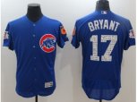 Chicago Cubs #17 Kris Bryant Royal 2017 Spring Training Flexbase Authentic Collection Stitched Baseball Jersey