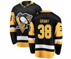 Pittsburgh Penguins #38 Derek Grant Authentic Black Home Fanatics Branded Breakaway NHL Jersey
