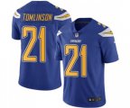 Los Angeles Chargers #21 LaDainian Tomlinson Limited Electric Blue Rush Vapor Untouchable Football Jersey