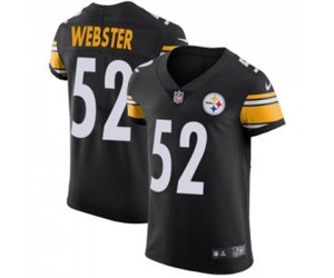 Pittsburgh Steelers #52 Mike Webster Black Team Color Vapor Untouchable Elite Player Football Jersey