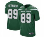 New York Jets #89 Chris Herndon Game Green Team Color Football Jersey