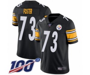 Pittsburgh Steelers #73 Ramon Foster Black Team Color Vapor Untouchable Limited Player 100th Season Football Jersey