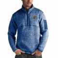 Vegas Golden Knights Antigua Fortune Quarter-Zip Pullover Jacket Blue