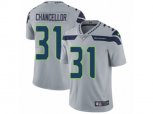 Seattle Seahawks #31 Kam Chancellor Vapor Untouchable Limited Grey Alternate NFL Jersey