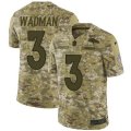 Denver Broncos #3 Colby Wadman Limited Camo 2018 Salute to Service NFL Jersey
