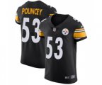 Pittsburgh Steelers #53 Maurkice Pouncey Black Team Color Vapor Untouchable Elite Player Football Jersey