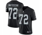Oakland Raiders #72 John Matuszak Black Team Color Vapor Untouchable Limited Player Football Jersey