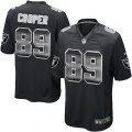 Oakland Raiders #89 Amari Cooper Limited Black Strobe NFL Jersey