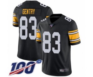 Pittsburgh Steelers #83 Zach Gentry Black Alternate Vapor Untouchable Limited Player 100th Season Football Jersey