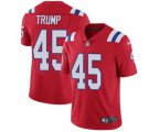 New England Patriots #45 Donald Trump Red Alternate Vapor Untouchable Limited Player Football Jersey