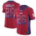 New York Giants #26 Saquon Barkley Drift Fashion Jersey
