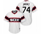 Chicago White Sox #74 Eloy Jimenez Replica White 2013 Alternate Home Cool Base Baseball Jersey