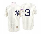 1929 New York Yankees #3 Babe Ruth Replica White Throwback Baseball Jersey