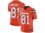 Cleveland Browns #81 Rashard Higgins Orange Alternate Vapor Untouchable Limited Player NFL Jersey