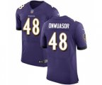 Baltimore Ravens #48 Patrick Onwuasor Elite Purple Team Color Football Jersey