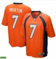 Denver Broncos Retired Player #7 Craig Morton Nike Orange Vapor Untouchable Limited Jersey
