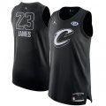 Jordan Cleveland Cavaliers #23 LeBron James Authentic Black 2018 All-Star Game NBA Jersey