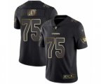 Oakland Raiders #75 Howie Long Black Gold Vapor Untouchable Limited Football Jersey