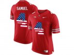 2016 US Flag Fashion Ohio State Buckeyes Curtis Samuel #4 College Football Limited Jersey - Scarlet