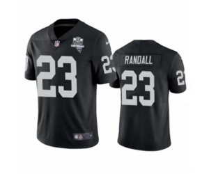 Las Vegas Raiders #23 Damarious Randall Black 2020 Inaugural Season Vapor Limited Jersey
