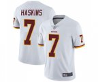 Washington Redskins #7 Dwayne Haskins White Vapor Untouchable Limited Player Football Jersey