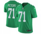 Philadelphia Eagles #71 Jason Peters Limited Green Rush Vapor Untouchable Football Jersey