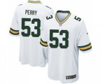 Green Bay Packers #53 Nick Perry Game White Football Jersey