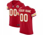 Kansas City Chiefs Customized Red Team Color Vapor Untouchable Custom Elite Football Jersey