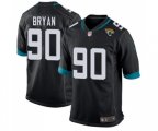 Jacksonville Jaguars #90 Taven Bryan Game Black Team Color Football Jersey