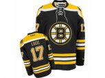 Reebok Boston Bruins #17 Milan Lucic Authentic Black Home NHL Jersey
