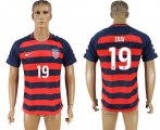 USA 19 ZUSI 2017 CONCACAF Gold Cup Away Thailand Soccer Jersey