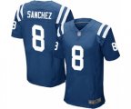 Indianapolis Colts #8 Rigoberto Sanchez Elite Royal Blue Team Color Football Jersey