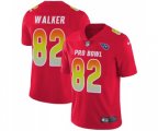 Tennessee Titans #82 Delanie Walker Limited Red 2018 Pro Bowl Football Jersey