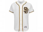 San Diego Padres Majestic Fashion Blank White Flex Base Authentic Collection Team Jersey
