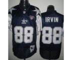 Dallas Cowboys #88 Michael Irvin Blue Thanksgiving 75TH Throwback Jersey