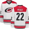 Carolina Hurricanes #22 Brett Pesce Authentic White Away NHL Jersey