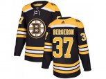 Adidas Boston Bruins #37 Patrice Bergeron Black Home Authentic Stitched NHL Jersey