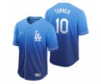 Los Angeles Dodgers Justin Turner Royal Fade Nike Jersey