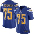 Los Angeles Chargers #75 Michael Schofield Elite Electric Blue Rush Vapor Untouchable NFL Jersey