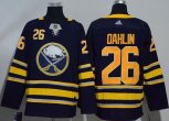 Adidas Buffalo Sabres #26 Dahlin Navy Blue Home Authentic Stitched NHL Jersey