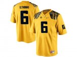 Men's Oregon Duck De'Anthony Thomas #6 College Football Limited Jersey - Yellow