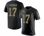 Kansas City Chiefs #17 Mecole Hardman Black Camo Salute to Service T-Shirt