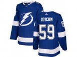Tampa Bay Lightning #59 Jake Dotchin Blue Home Authentic Stitched NHL Jersey