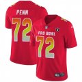 Oakland Raiders #72 Donald Penn Limited Red 2018 Pro Bowl NFL Jersey