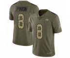 Tampa Bay Buccaneers #8 Bradley Pinion Limited Olive Camo 2017 Salute to Service Football Jersey