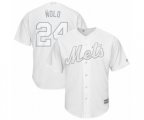 New York Mets #24 Robinson Cano Nolo Authentic White 2019 Players Weekend Baseball Jersey