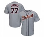Detroit Tigers #77 Joe Jimenez Replica Grey Road Cool Base MLB Jersey