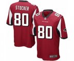Atlanta Falcons #80 Luke Stocker Game Red Team Color Football Jersey